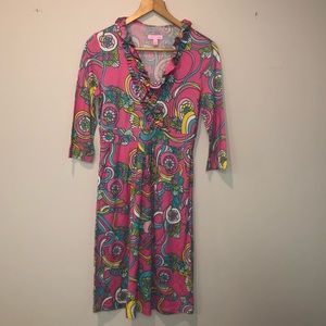 Lilly Pulitzer 3/4 sleeve dress
